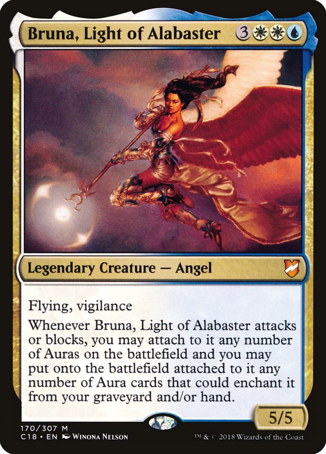 Bruna, Light of Alabaster (Oversized) [Commander 2018 Oversized] | RetroPlay Games