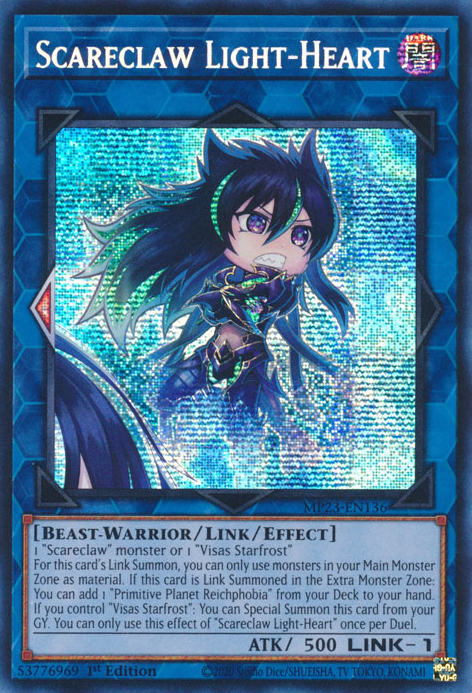 Scareclaw Light-Heart [MP23-EN136] Prismatic Secret Rare | RetroPlay Games