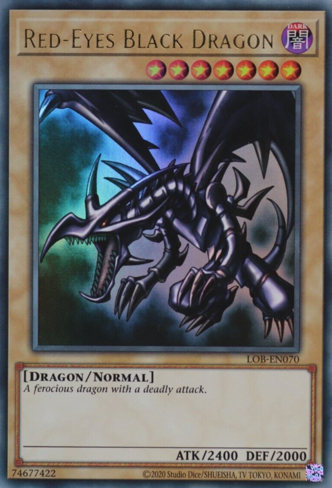 Red-Eyes Black Dragon (25th Anniversary) [LOB-EN070] Ultra Rare | RetroPlay Games