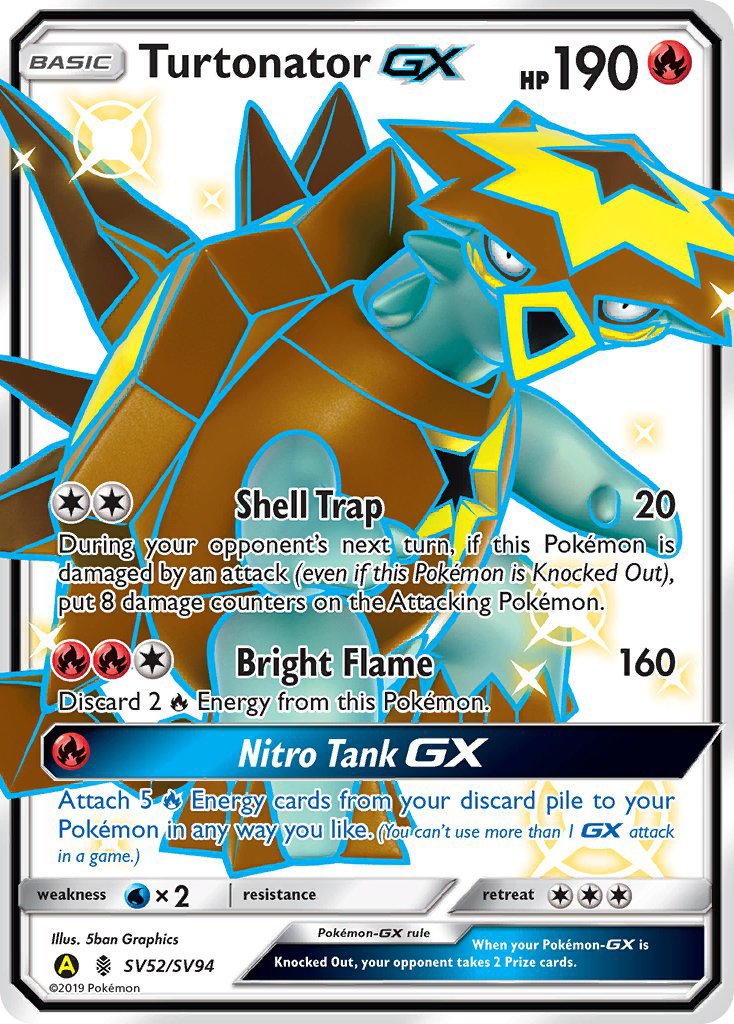 Turtonator GX (SV52/SV94) [Sun & Moon: Hidden Fates - Shiny Vault] | RetroPlay Games