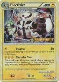 Electivire (20/102) (Staff Prerelease Promo) [HeartGold & SoulSilver: Black Star Promos] | RetroPlay Games