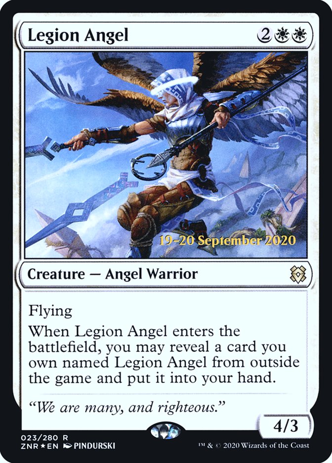 Legion Angel  [Zendikar Rising Prerelease Promos] | RetroPlay Games