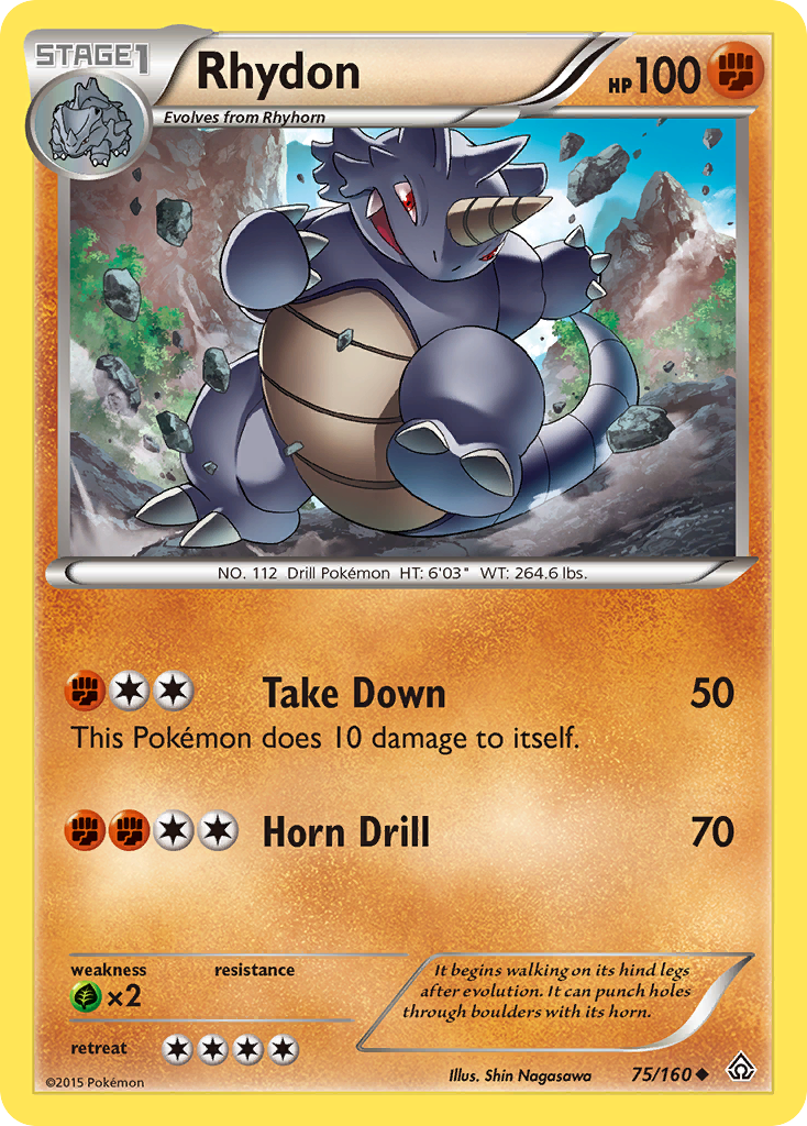 Rhydon (75/160) [XY: Primal Clash] | RetroPlay Games