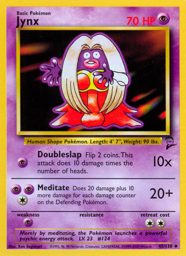 Jynx (45/130) [Base Set 2] | RetroPlay Games