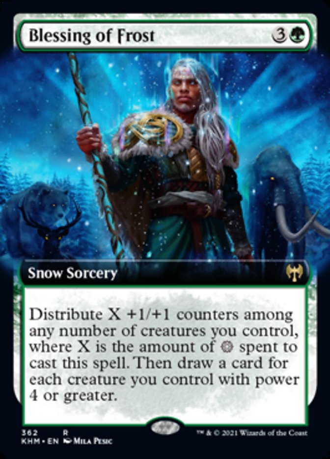 Blessing of Frost (Extended Art) [Kaldheim] | RetroPlay Games