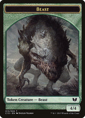 Beast // Snake (017) Double-Sided Token [Commander 2015 Tokens] | RetroPlay Games