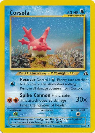 Corsola (37/75) [Neo Discovery Unlimited] | RetroPlay Games