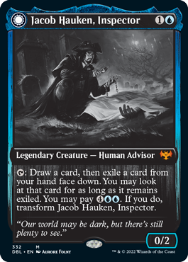 Jacob Hauken, Inspector // Hauken's Insight [Innistrad: Double Feature] | RetroPlay Games