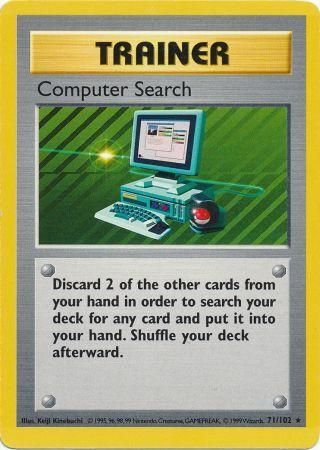 Computer Search (71/102) [Base Set Shadowless Unlimited] | RetroPlay Games