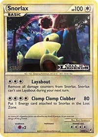 Snorlax (33/95) (Staff Prerelease Promo) [Nintendo: Black Star Promos] | RetroPlay Games