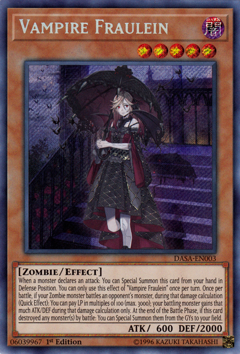 Vampire Fraulein [DASA-EN003] Secret Rare | RetroPlay Games