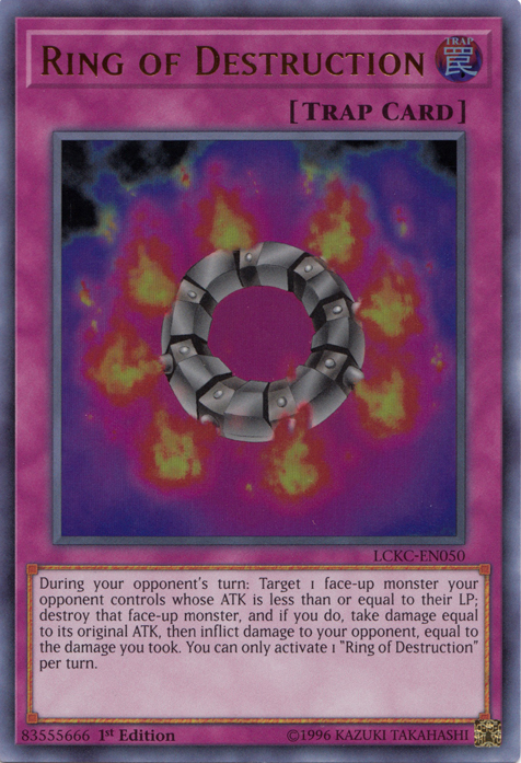 Ring of Destruction [LCKC-EN050] Ultra Rare | RetroPlay Games
