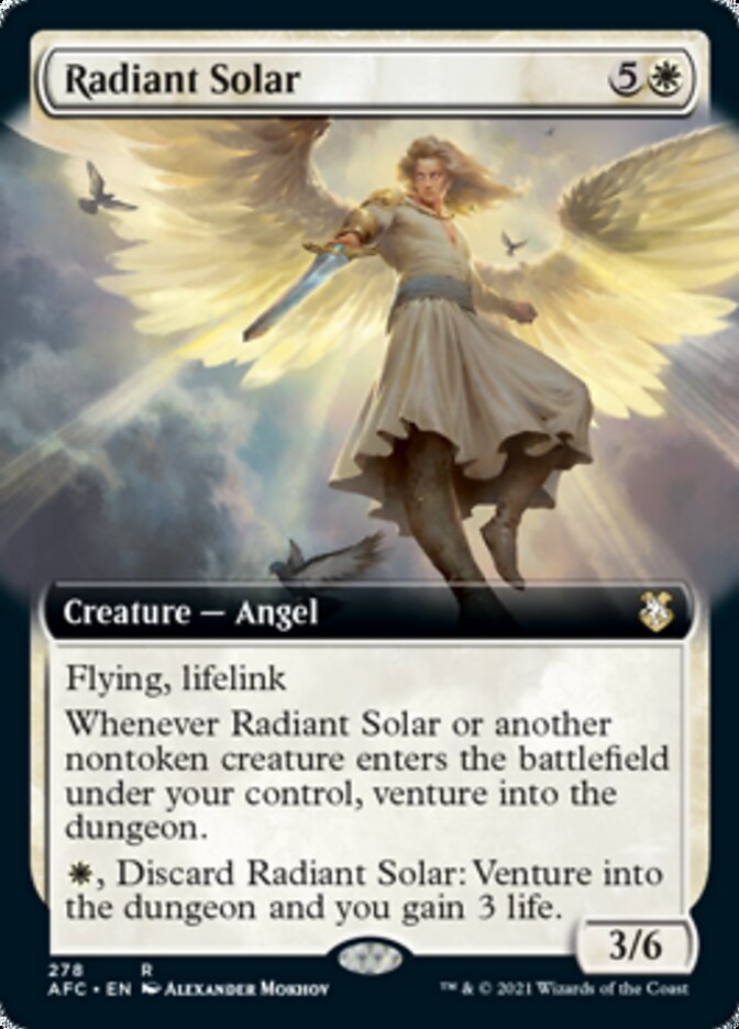 Radiant Solar (Extended) [Dungeons & Dragons: Adventures in the Forgotten Realms Commander] | RetroPlay Games