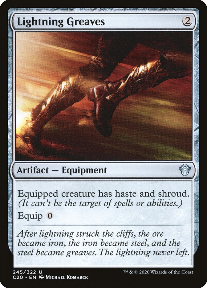 Lightning Greaves [Commander 2020] | RetroPlay Games