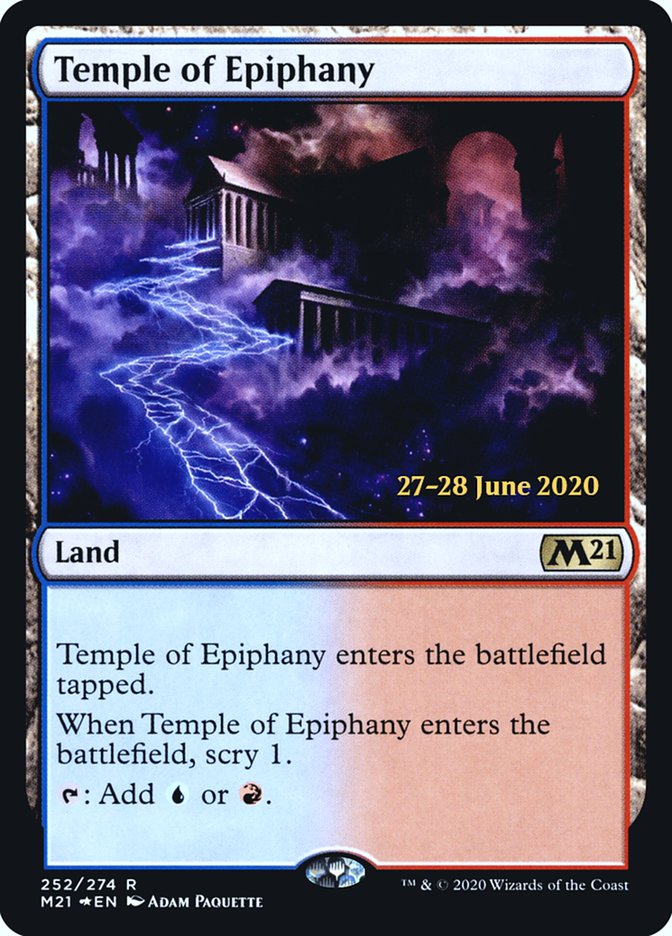 Temple of Epiphany  [Core Set 2021 Prerelease Promos] | RetroPlay Games