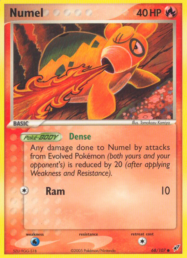 Numel (68/107) [EX: Deoxys] | RetroPlay Games