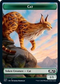 Cat (020) // Dog Double-sided Token [Core Set 2021 Tokens] | RetroPlay Games