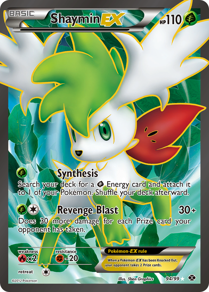 Shaymin EX (94/99) [Black & White: Next Destinies] | RetroPlay Games