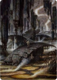 Grimclimb Pathway Art Card [Zendikar Rising Art Series] | RetroPlay Games