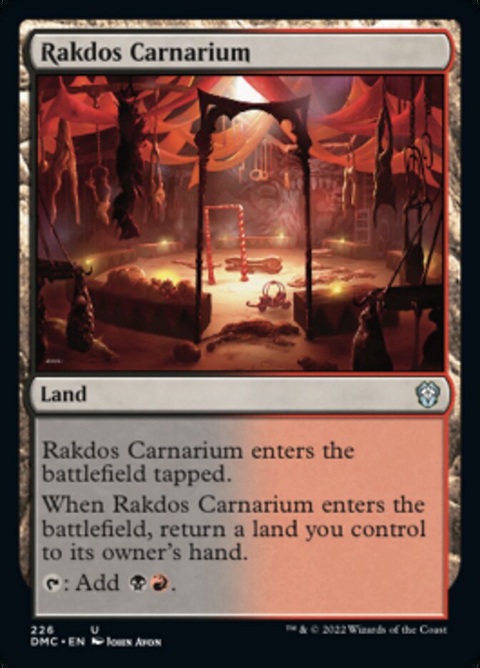Rakdos Carnarium [Dominaria United Commander] | RetroPlay Games