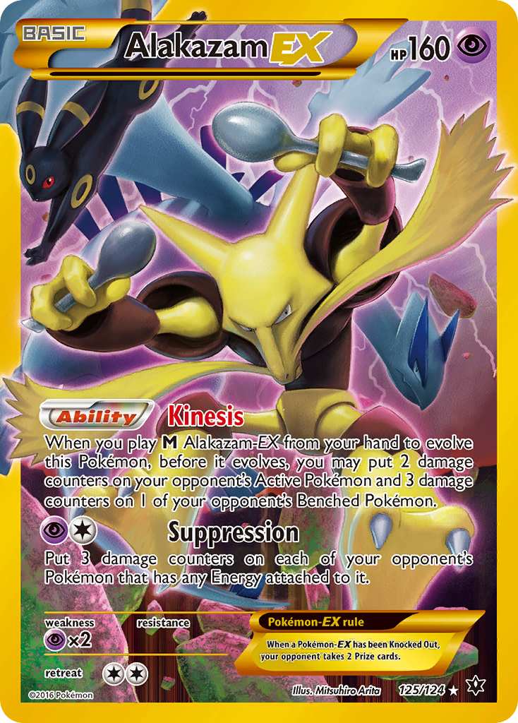 Alakazam EX (125/124) [XY: Fates Collide] | RetroPlay Games