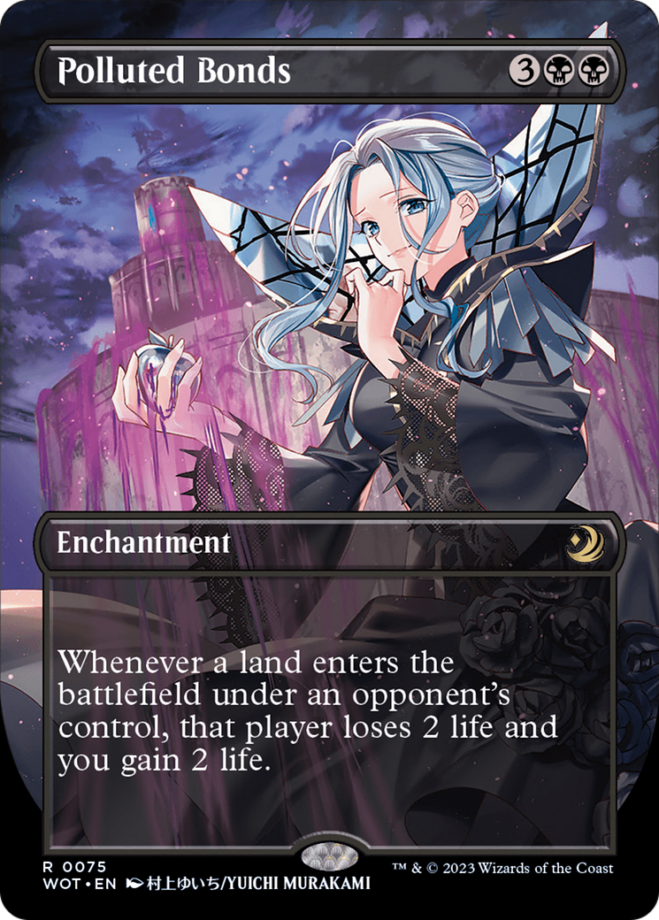 Polluted Bonds (Anime Borderless) [Wilds of Eldraine: Enchanting Tales] | RetroPlay Games
