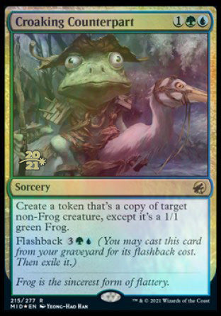 Croaking Counterpart [Innistrad: Midnight Hunt Prerelease Promos] | RetroPlay Games