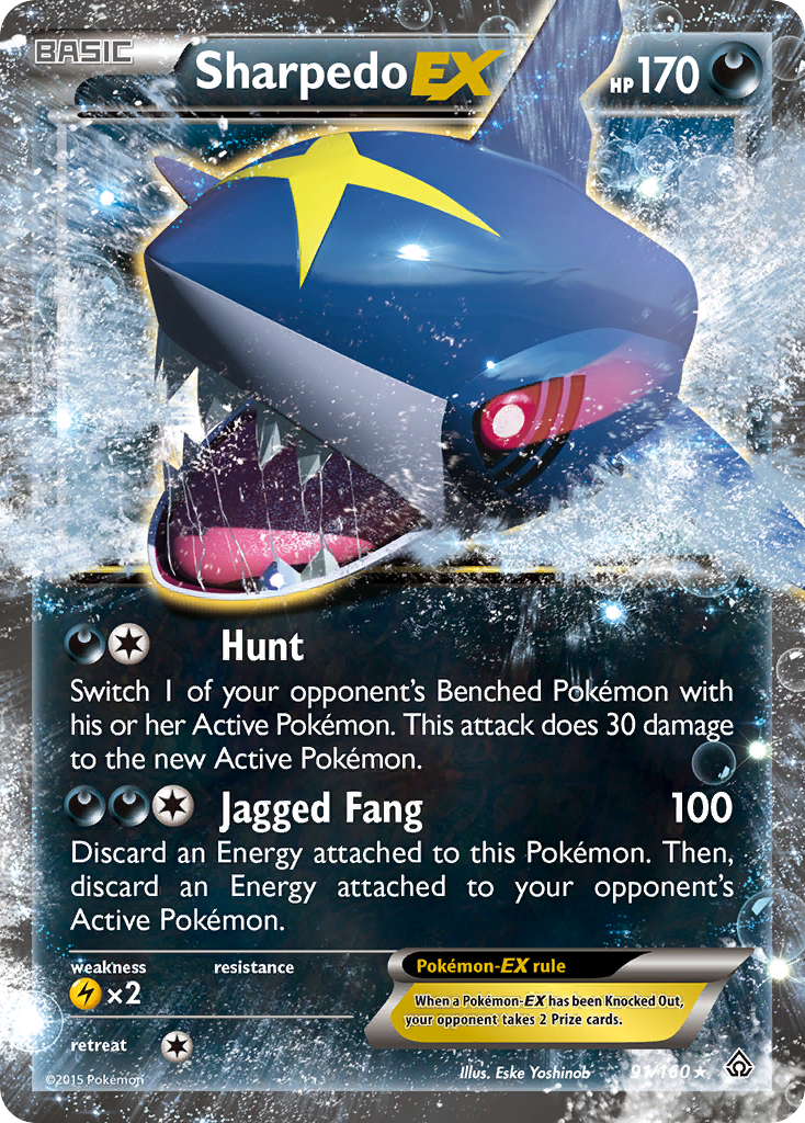 Sharpedo EX (91/160) [XY: Primal Clash] | RetroPlay Games