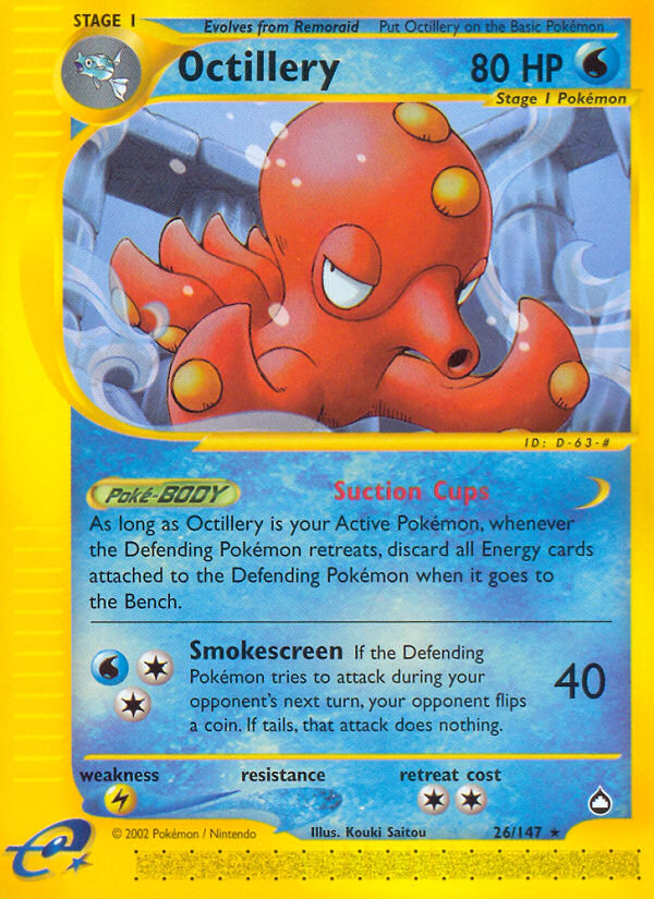 Octillery (26/147) [Aquapolis] | RetroPlay Games