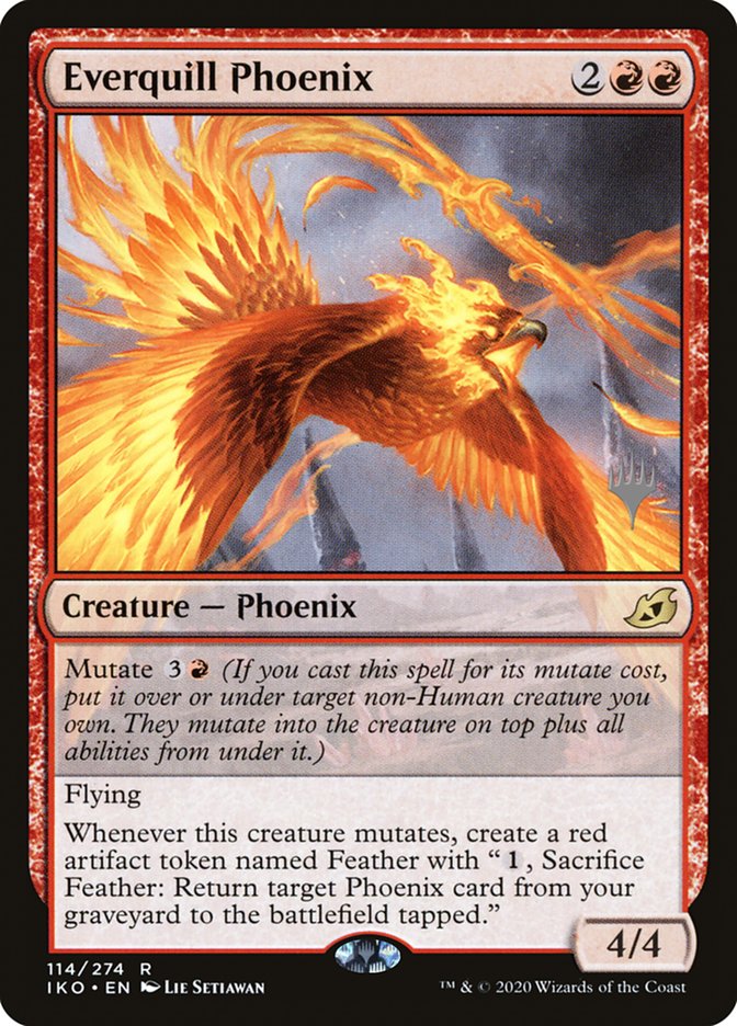 Everquill Phoenix (Promo Pack) [Ikoria: Lair of Behemoths Promos] | RetroPlay Games