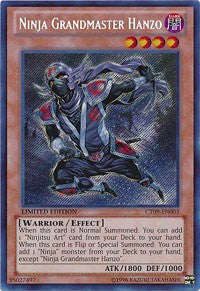 Ninja Grandmaster Hanzo [CT09-EN003] Secret Rare | RetroPlay Games