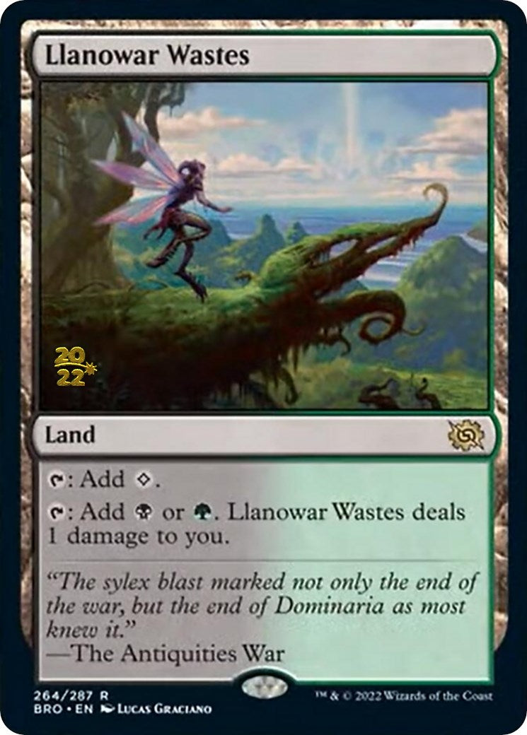 Llanowar Wastes [The Brothers' War: Prerelease Promos] | RetroPlay Games