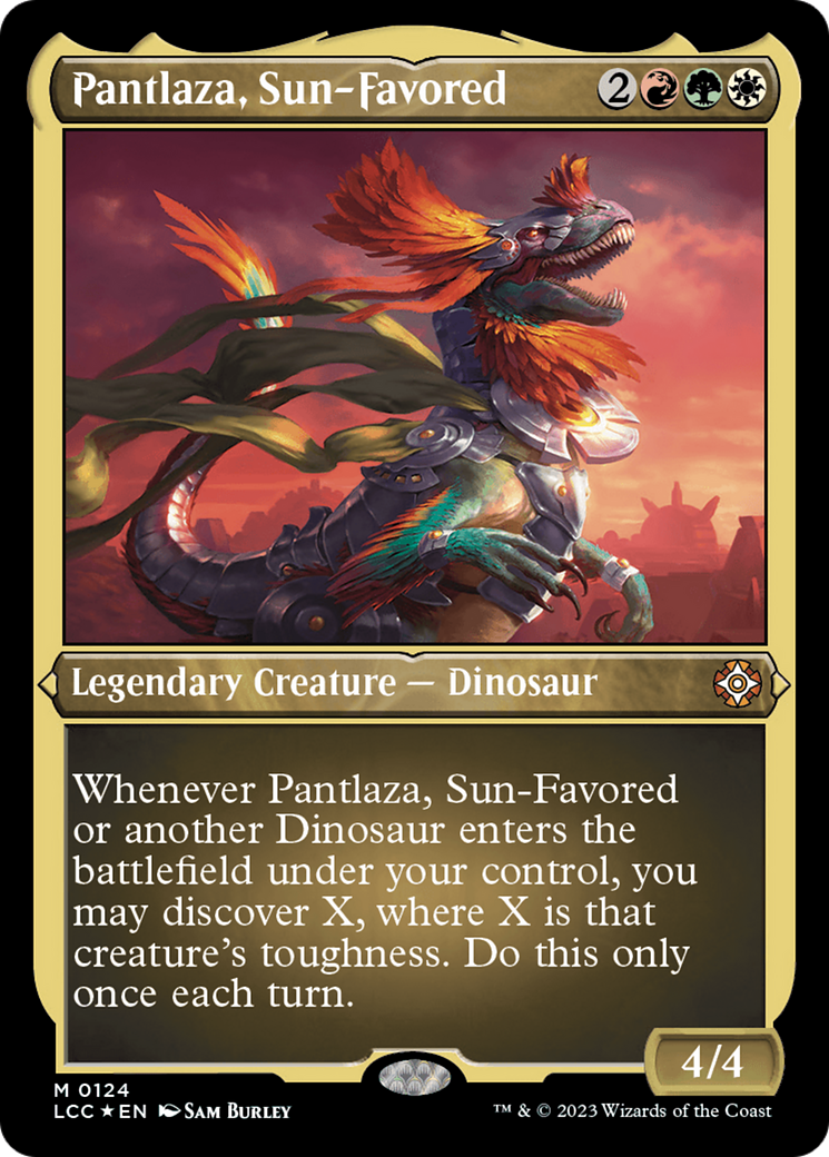 Pantlaza, Sun-Favored (Display Commander) [The Lost Caverns of Ixalan Commander] | RetroPlay Games