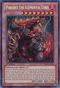 Pyrorex the Elemental Lord [CBLZ-EN040] Secret Rare | RetroPlay Games