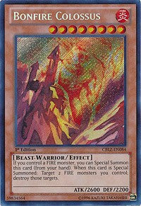 Bonfire Colossus [CBLZ-EN084] Secret Rare | RetroPlay Games