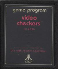 Video Checkers [Text Label] - Atari 2600 | RetroPlay Games