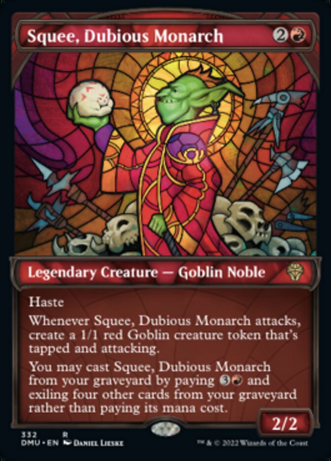 Squee, Dubious Monarch (Showcase Textured) [Dominaria United] | RetroPlay Games