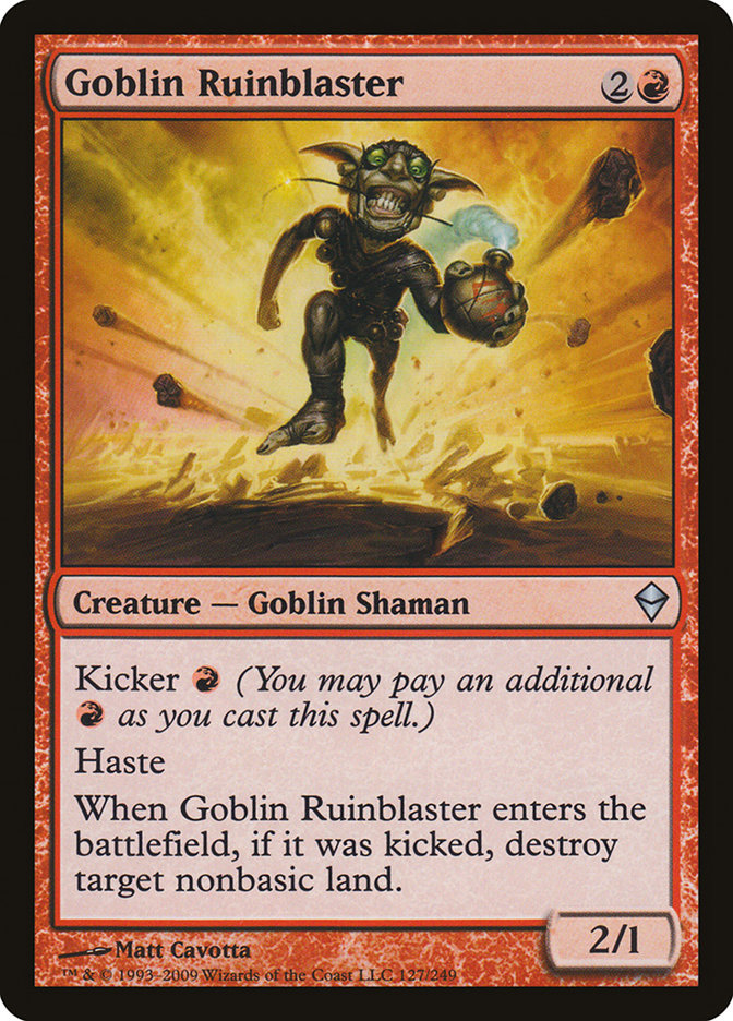 Goblin Ruinblaster [Zendikar] | RetroPlay Games