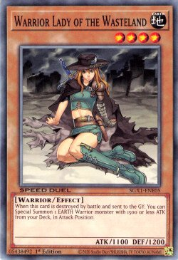 Warrior Lady of the Wasteland [SGX1-ENE05] Common | RetroPlay Games