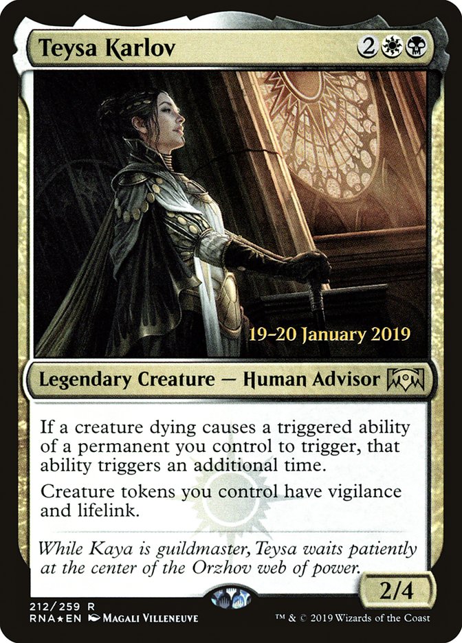 Teysa Karlov [Ravnica Allegiance Prerelease Promos] | RetroPlay Games