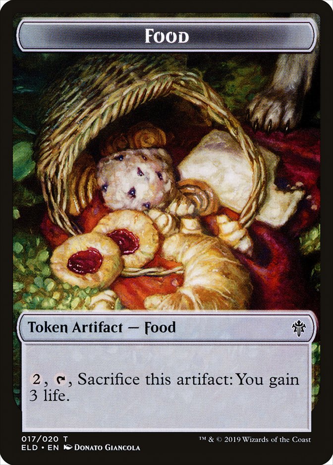 Food (017/020) [Throne of Eldraine Tokens] | RetroPlay Games