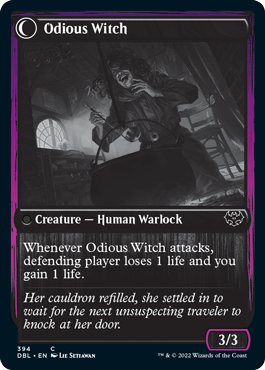 Ragged Recluse // Odious Witch [Innistrad: Double Feature] | RetroPlay Games