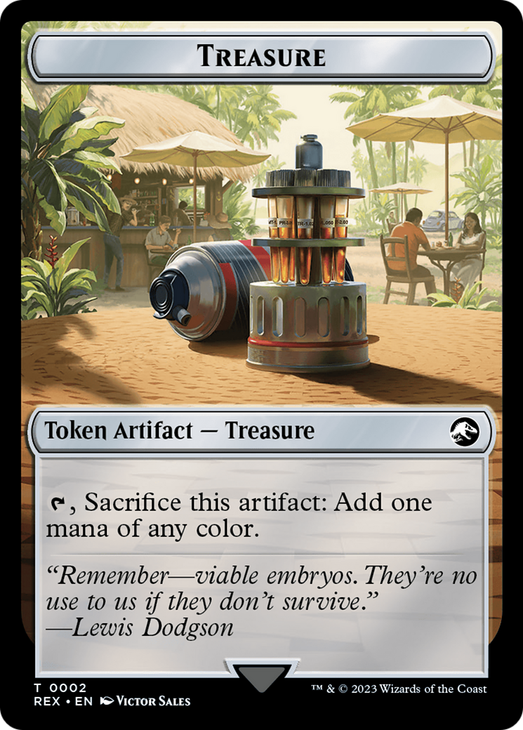 Treasure (0002) // Angel Double-Sided Token [Jurassic World Collection Tokens] | RetroPlay Games