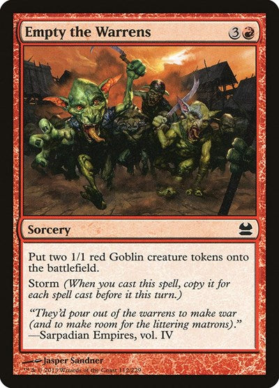 Empty the Warrens [Modern Masters] | RetroPlay Games