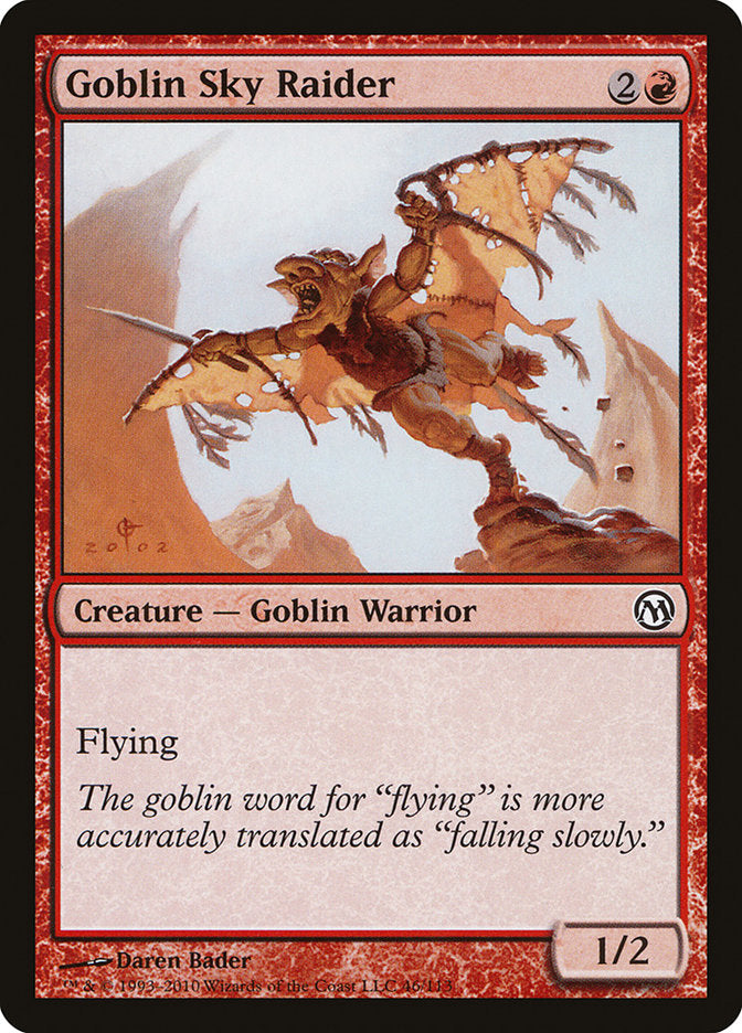 Goblin Sky Raider [Duels of the Planeswalkers] | RetroPlay Games
