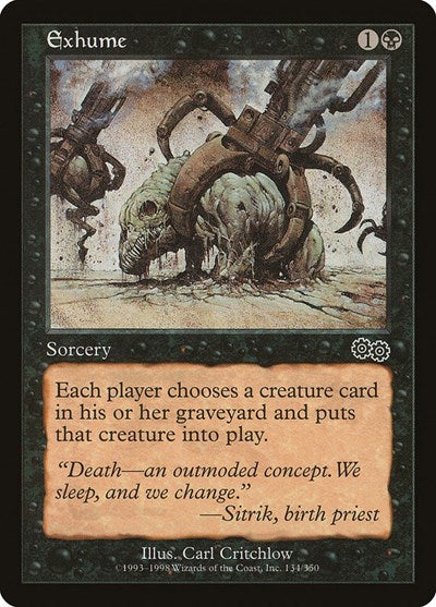 Exhume [Urza's Saga] | RetroPlay Games