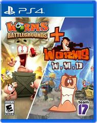 Worms Battlegrounds + Worms W.M.D - Playstation 4 | RetroPlay Games