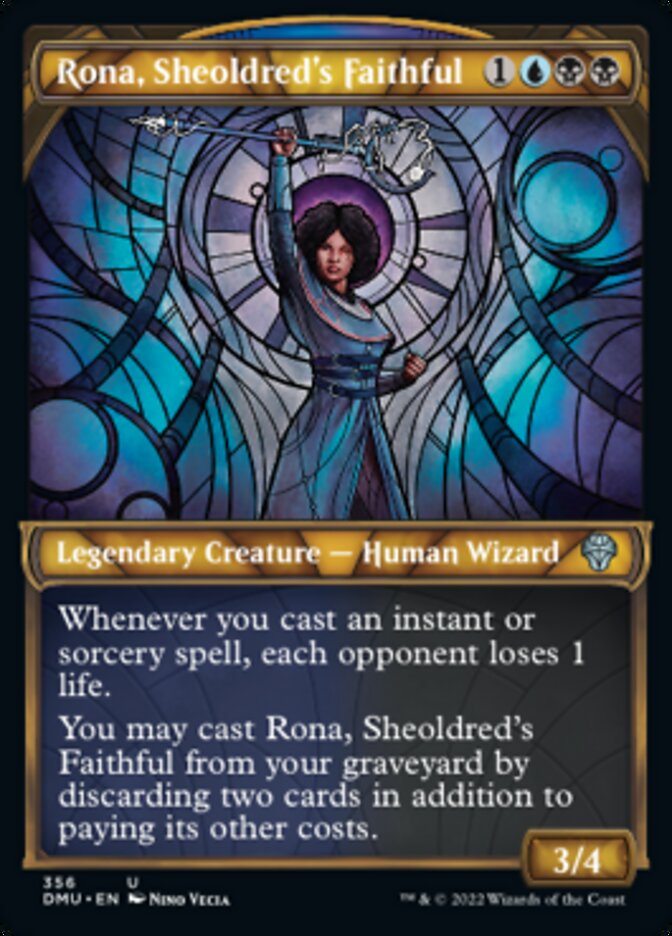Rona, Sheoldred's Faithful (Showcase Textured) [Dominaria United] | RetroPlay Games