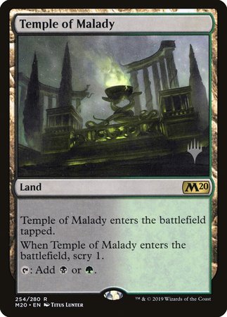 Temple of Malady [Core Set 2020 Promos] | RetroPlay Games