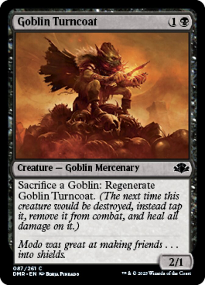 Goblin Turncoat [Dominaria Remastered] | RetroPlay Games
